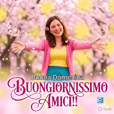 Buona Domenica Il Buongiornissimo Più Bello per Iniziare la Settimana con il Sorriso!