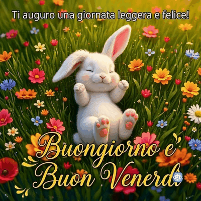 Buongiorno e Buon Venerdì Gif Inizia il Weekend con Sorrisi e Leggerezza!