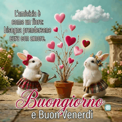 La Più Dolce Buongiorno e Buon Venerdì GIF da Condividere!