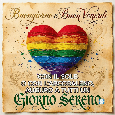 Bellissima GIF di Buongiorno e Buon Venerdì Augura un Giorno Sereno