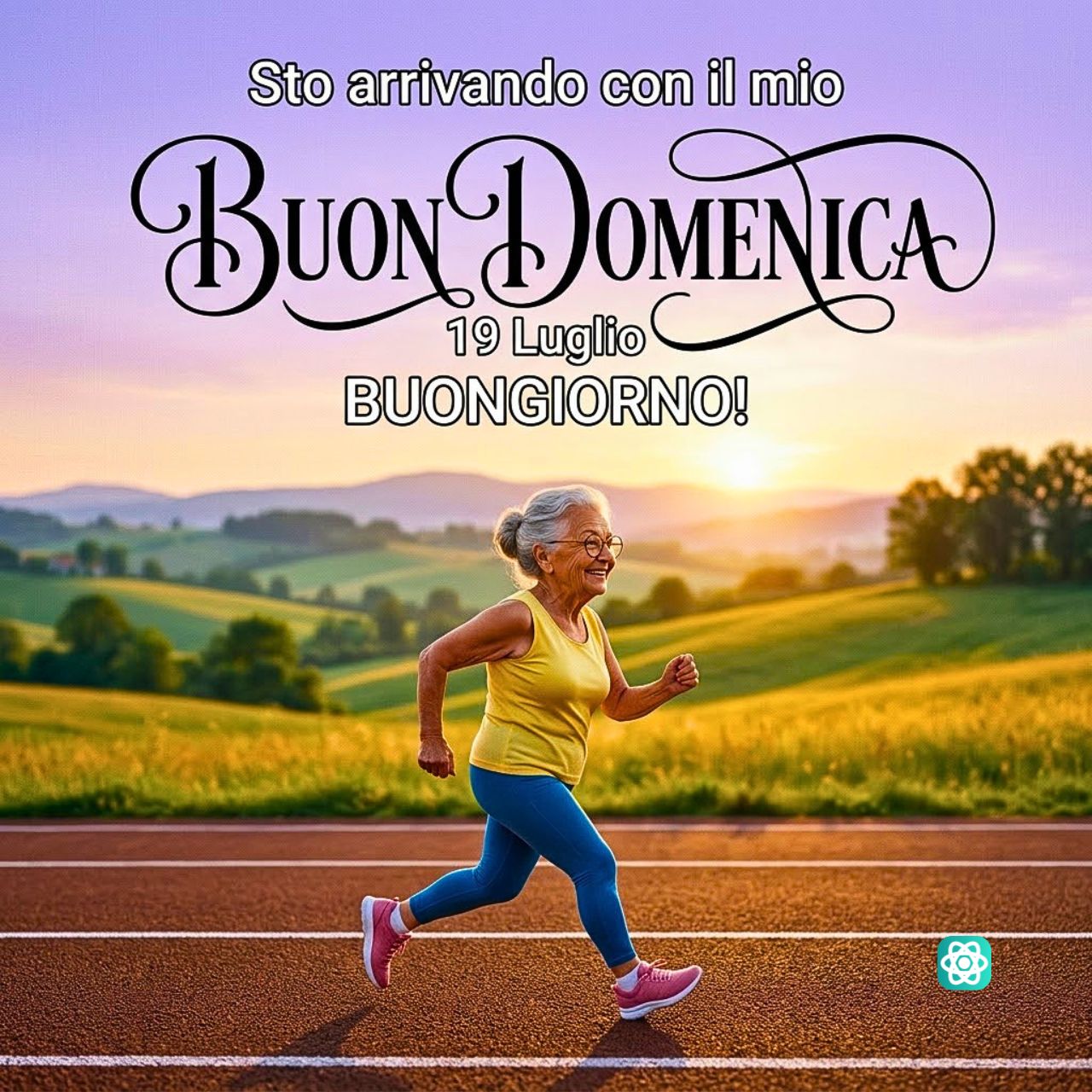 🏃‍♀️ Correre verso la Domenica: L'energia della Nonna per un buongiorno perfetto!