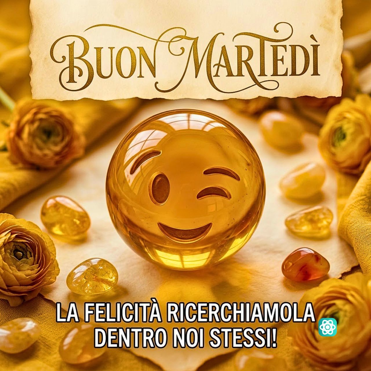 Buon Martedì Trova la Felicità Dentro di Te 💛