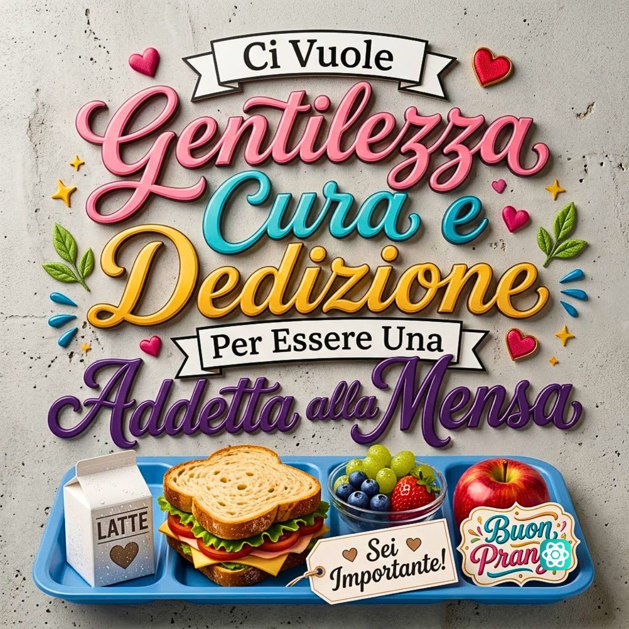Omaggio a chi Nutre il Futuro Gentilezza e Dedizione in Mensa
