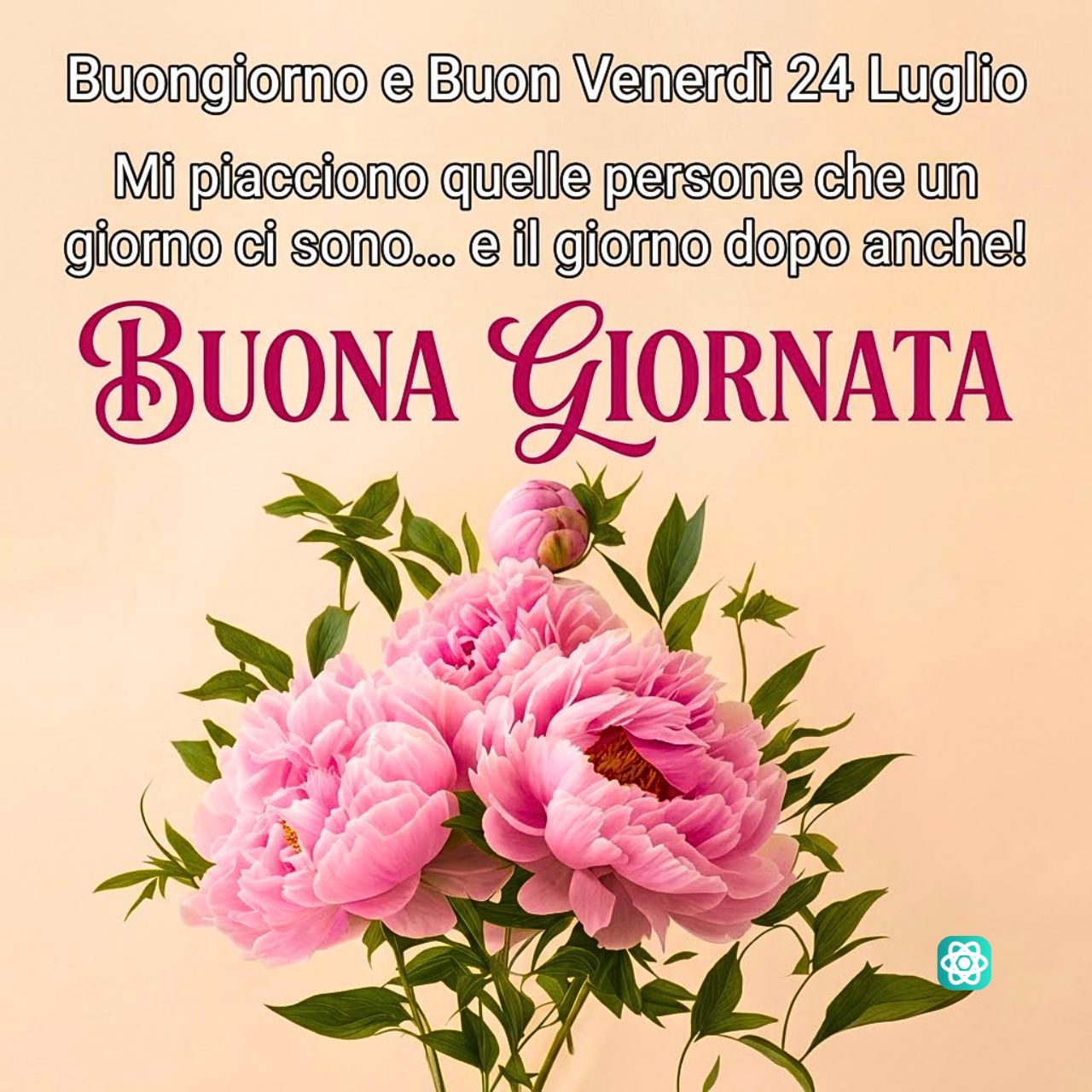 Buona Giornata e Buon Venerdì Fiori e Pensieri Positivi
