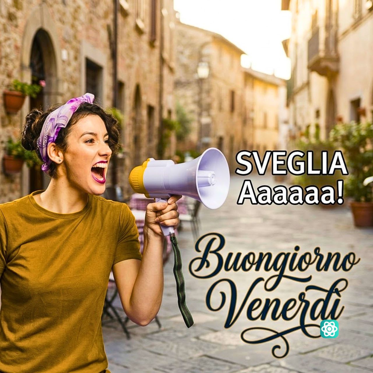 Buongiorno Venerdì Sveglia Aaaaaa! Un Buongiorno Energico