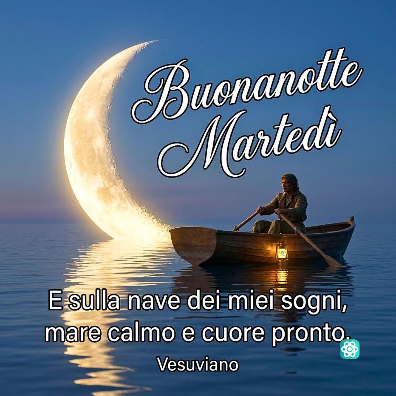 Buonanotte Martedì Naviga verso i tuoi Sogni più Belli