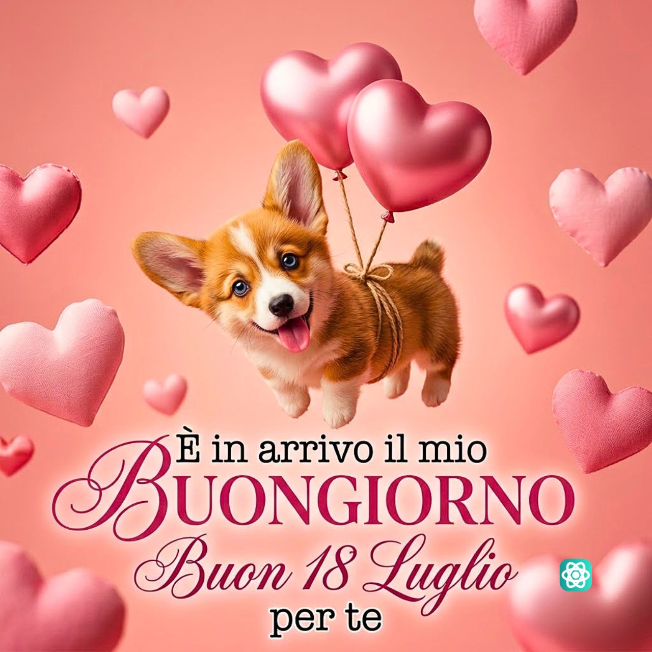 Immagine Buongiorno 18 Luglio Il Saluto Perfetto con un Corgi