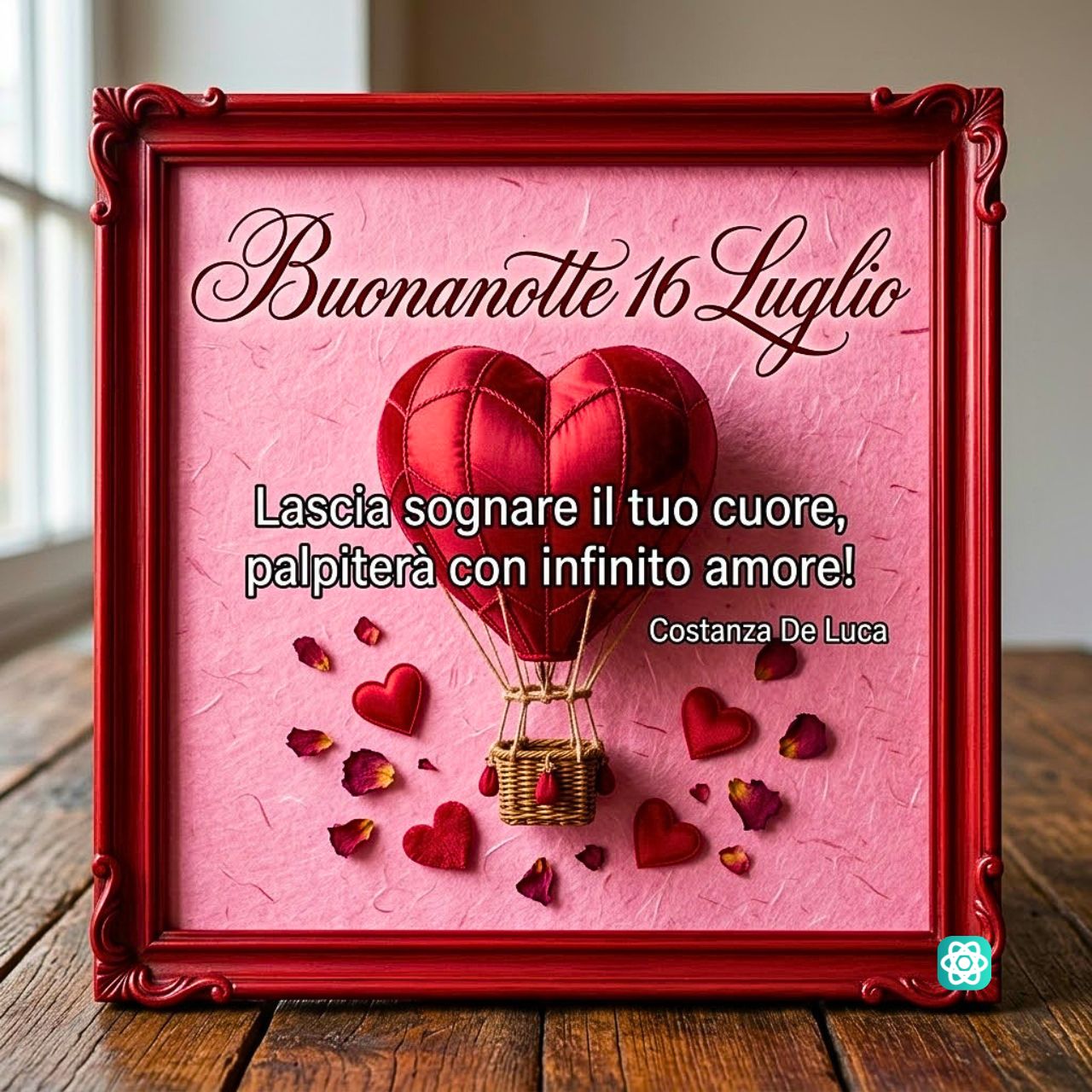 Un Dolce Augurio di Buonanotte per il 16 Luglio Cuori al Vento!