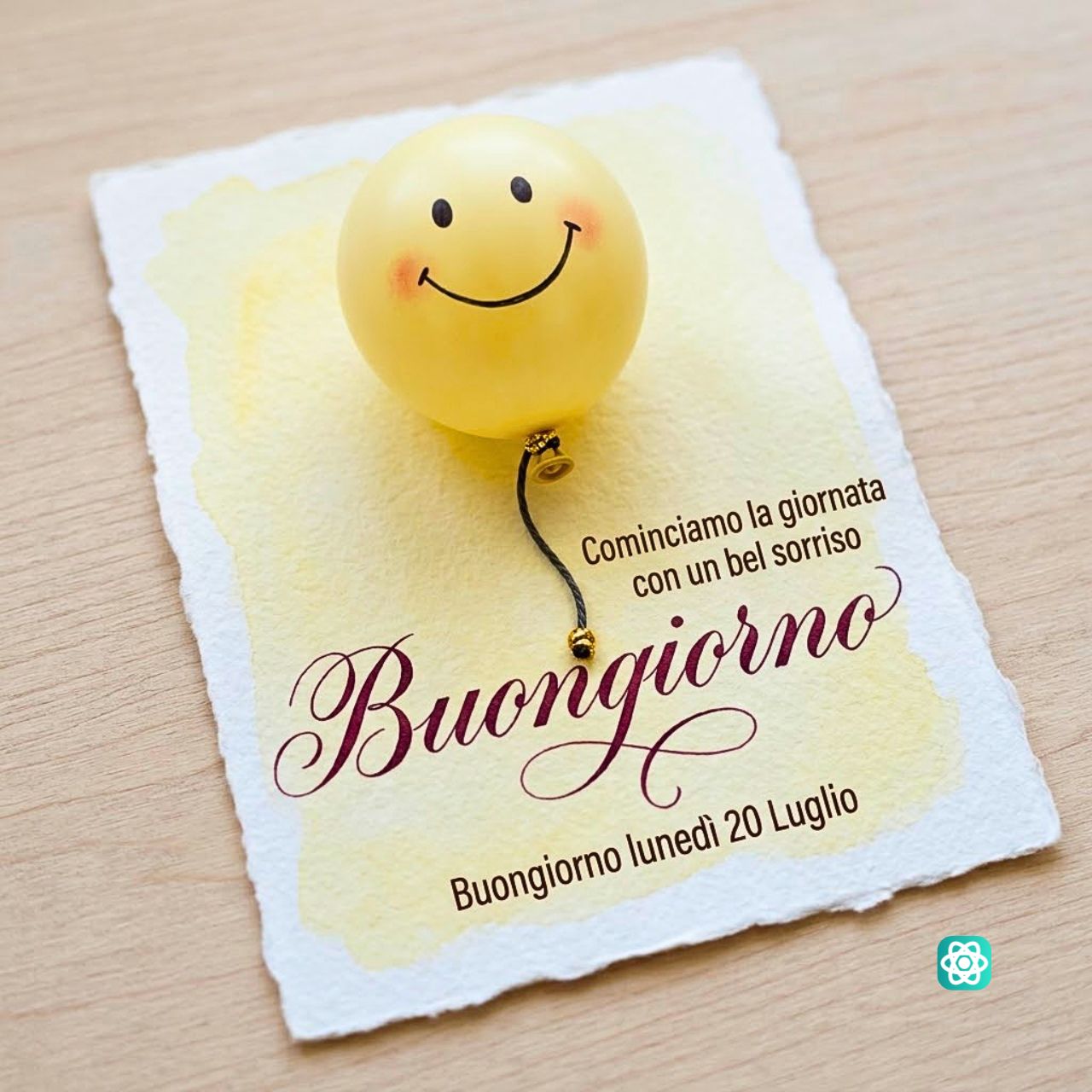 Buongiorno Lunedì 20 Luglio Inizia la Settimana con un Sorriso!