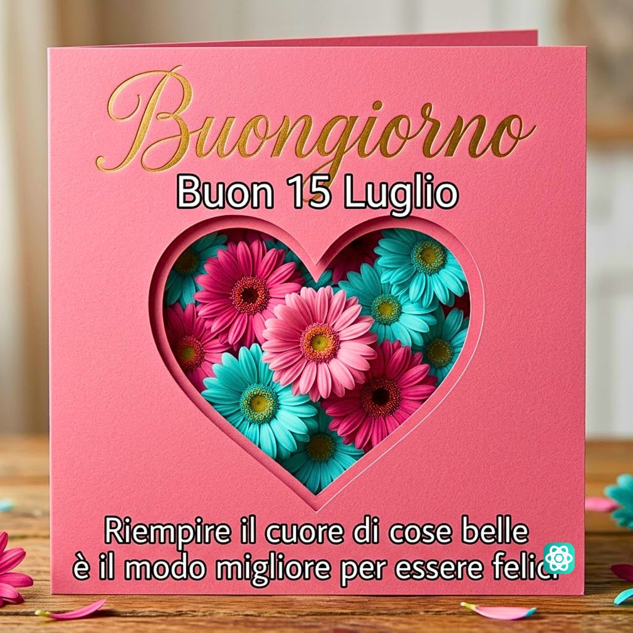 Buongiorno 15 Luglio Fiori e Pensieri Positivi per Iniziare la Giornata