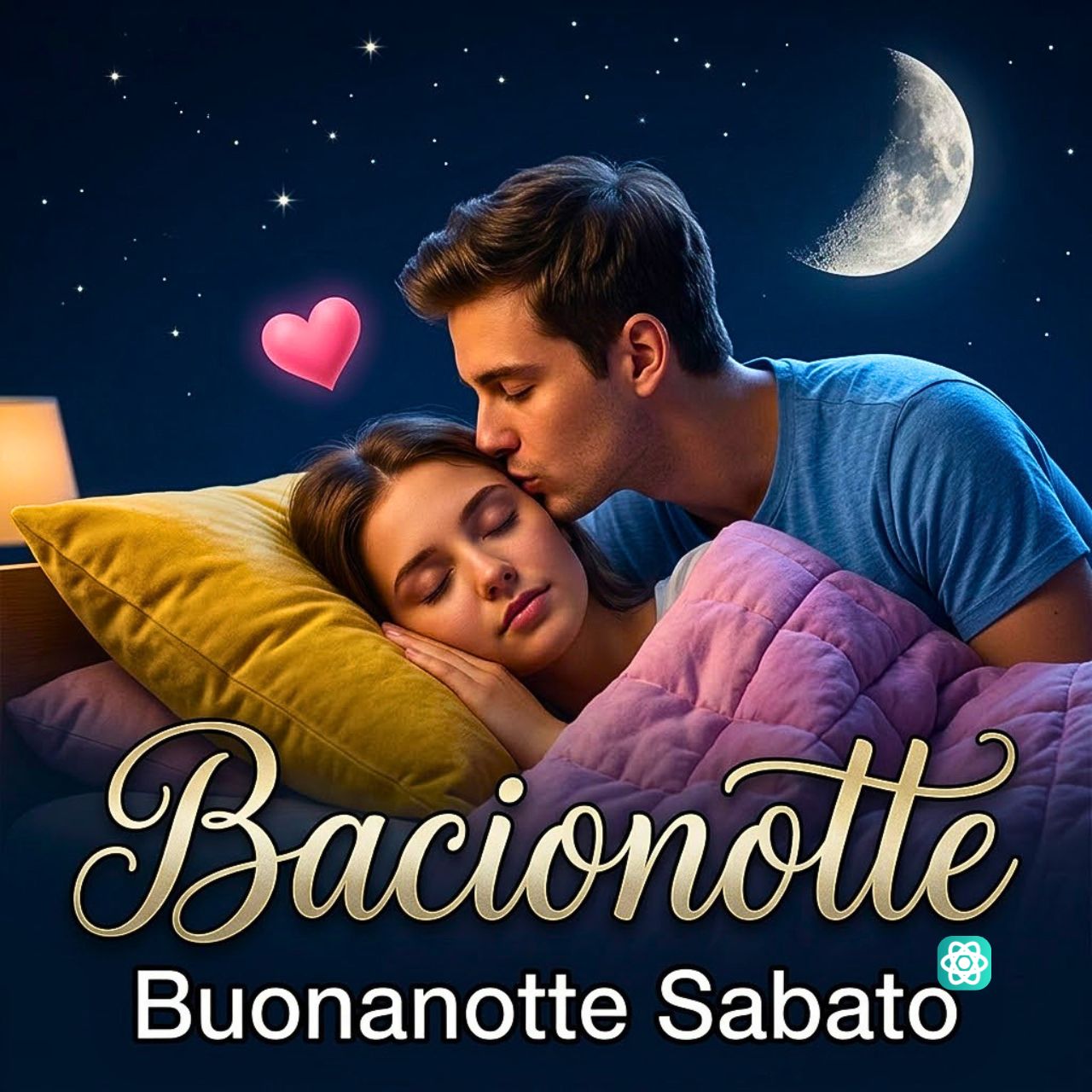 Bacionotte del Sabato Sera Dolcezza e Relax per Chiudere la Settimana