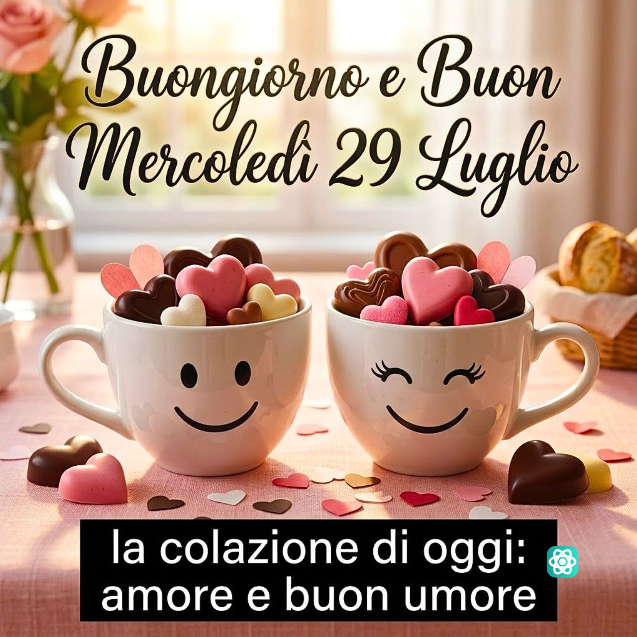 Buongiorno e Buon Mercoledì Inizia la Giornata con Amore e Buon Umore!