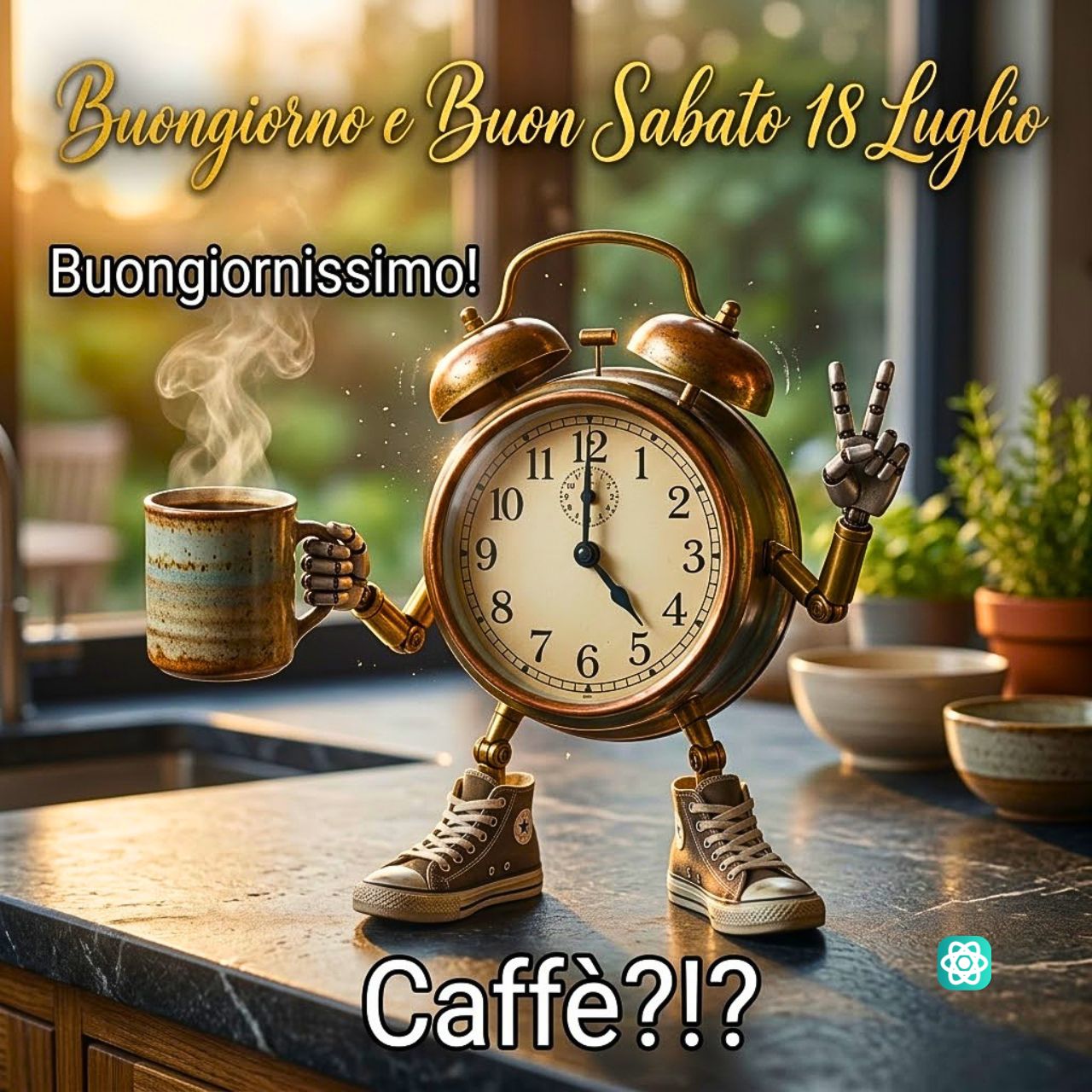 Buongiorno e Buon Sabato 18 Luglio Il post perfetto per iniziare il weekend