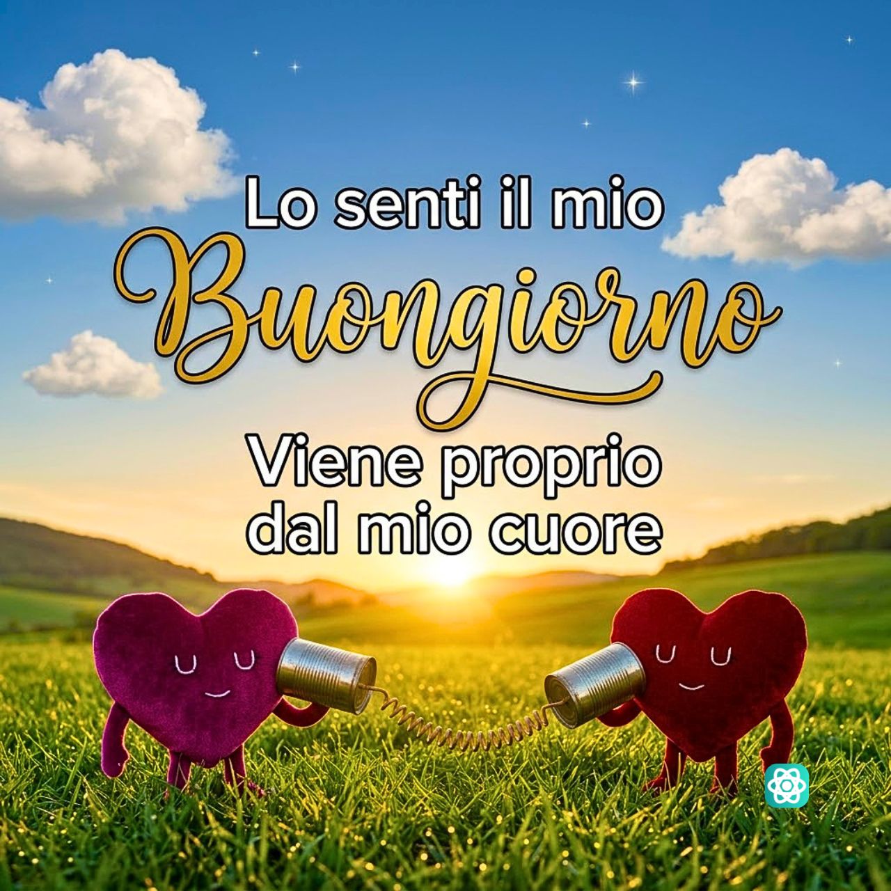 Lo Senti Il Mio Buongiorno L'Immagine Perfetta per Iniziare la Giornata