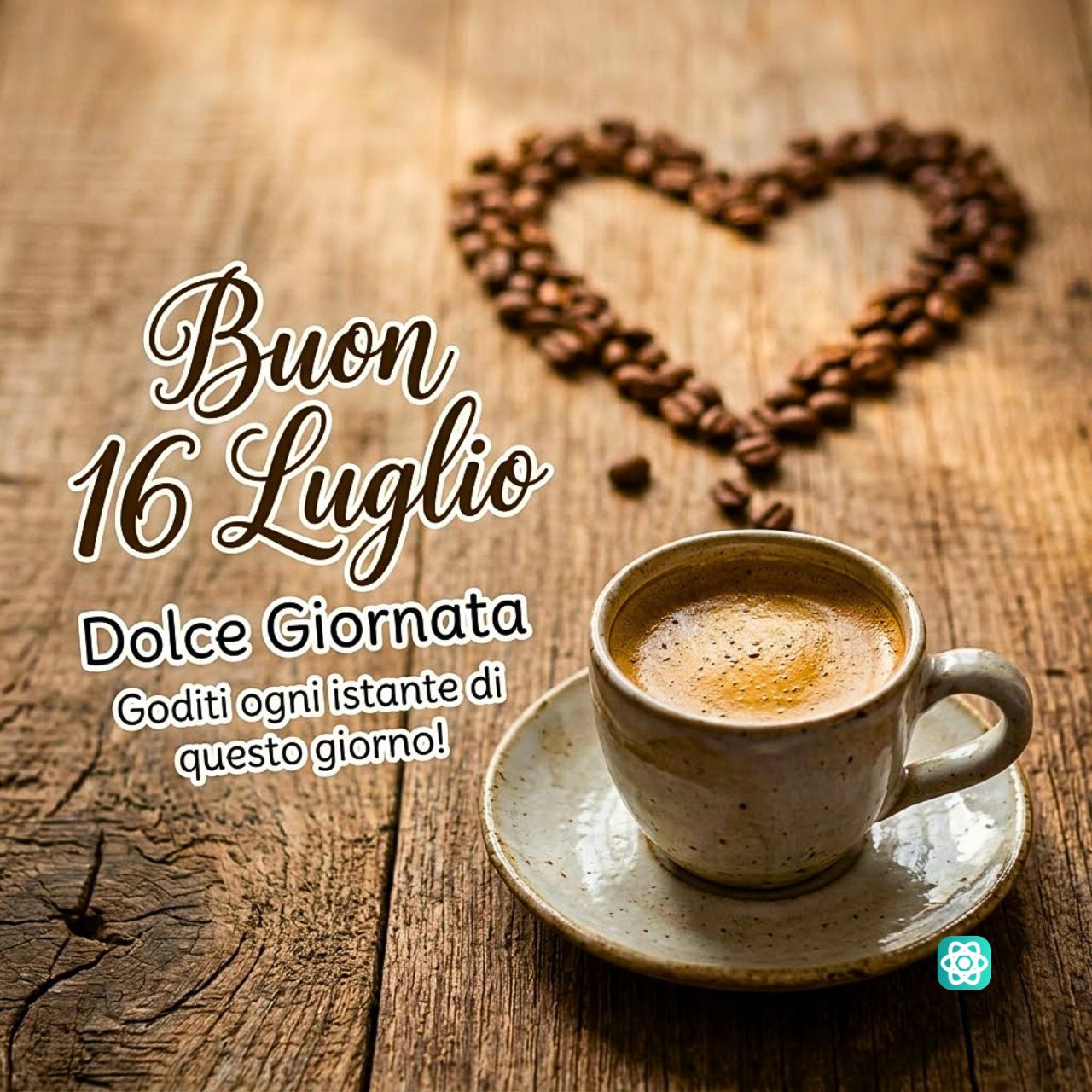 Un Caffè Speciale per un Buon 16 Luglio
